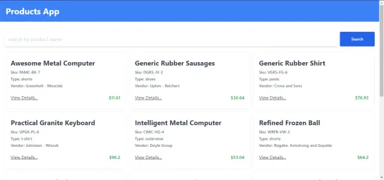 Image of landing page