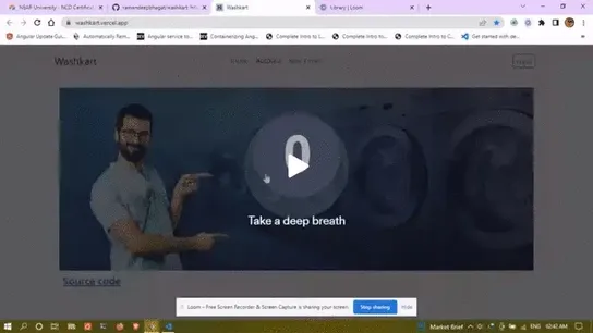 Image of landing page